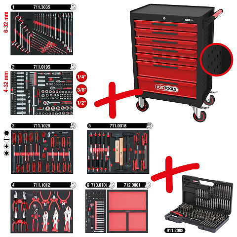 KS Tools 897.7598 Werkzeugwagen