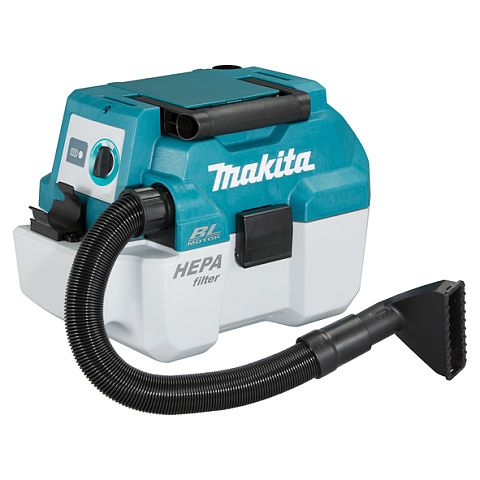 Makita DVC750LZX1 Industriestaubsauger Blau, Weiß 7,5 l 55 W