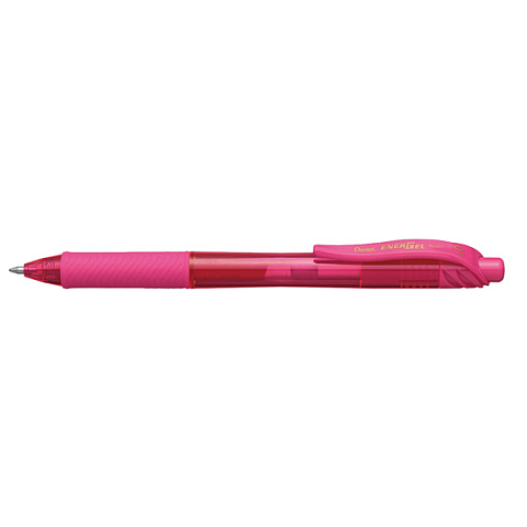 Pentel EnerGel X Anklippbarer versenkbarer Stift Pink