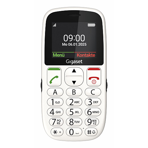 Gigaset GL395 5,59 cm (2.2") 90 g Weiß Seniorentelefon