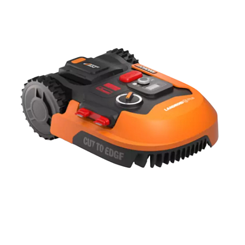 WORX WR165E Rasenmäher Rasenmähroboter Akku Schwarz, Orange