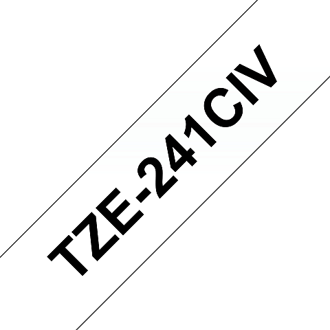 Brother TZE-241CIV Etiketten erstellendes Band TZ