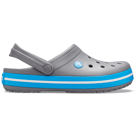 Crocs Crocband Clogs Unisex Grau, Blau, Weiß