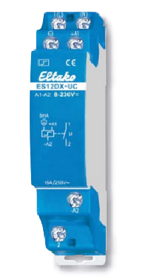 Eltako ES12DX-UC Leistungsrelais Blau, Weiß 1