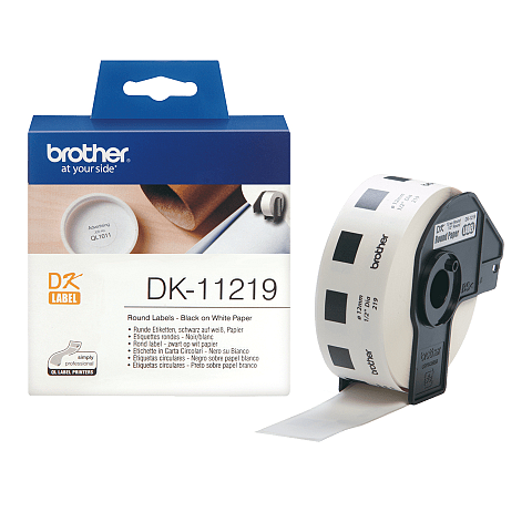 Brother DK-11219 Druckeretikett Weiß