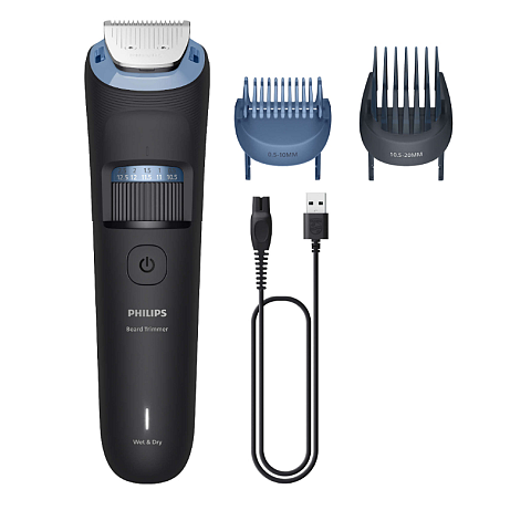 Philips Beard Trimmer 3000 Series BT3665/15 Bartpflege mit Metallklingen