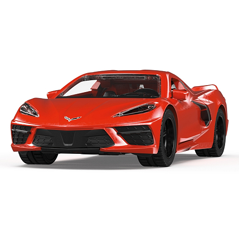 Siku Chevrolet Corvette Stingray Sportwagen-Modell Vormontiert 1:50