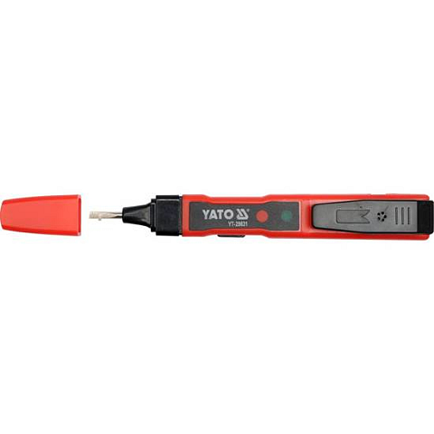 Yato YT-28631 Leitungspannungsdetektor 70 - 1000 V Schwarz, Rot
