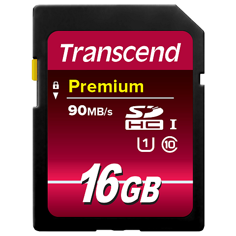 Transcend 16GB SDHC Class 10 UHS-I NAND Klasse 10