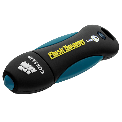 Corsair 64GB Voyager V2 USB-Stick USB Typ-A 3.2 Gen 1 (3.1 Gen 1) Schwarz, Blau