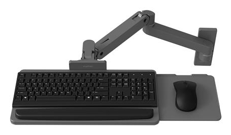 Ergotron LX Pro Tastatur Arm, Wandhalterung (dunkelgrau)
