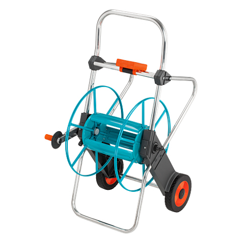 Gardena 2674-20 Schlauchhalter Stahl Schwarz, Blau, Orange, Silber