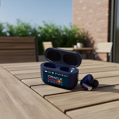 Red Bull Racing RB-EB110 Kopfhörer & Headset True Wireless Stereo (TWS) im Ohr Anrufe/Musik/Sport/Alltag Bluetooth Blau