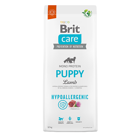 Brit 8595602558957 Hunde-Trockenfutter 12 kg Welpe Lamm, Reis
