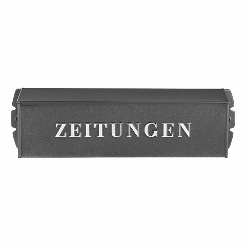 BURG-WÄCHTER 808 E Briefkasten Grau Wandmontierter Briefkasten Stahl