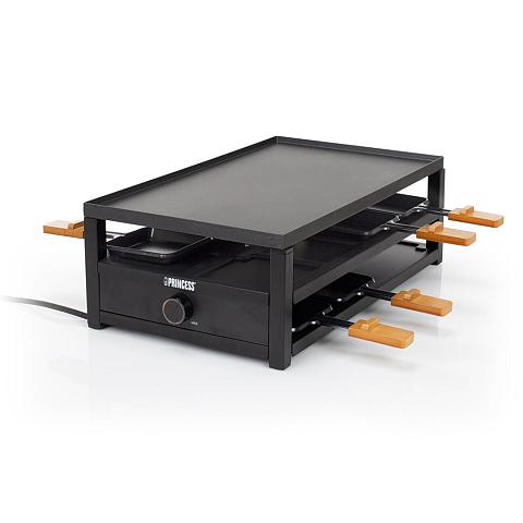 Princess 162655 Raclette Grill 8 Person(en) 1300 W Schwarz