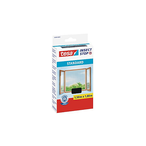 TESA 55680-01 Moskitonetz Fenster Anthrazit