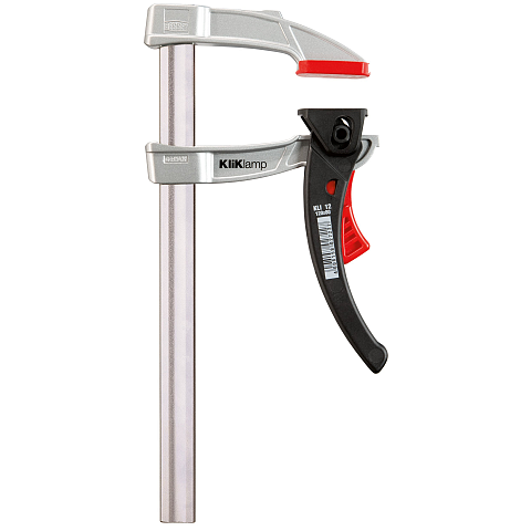 BESSEY KLI20 Schraubzwinge Ratschenklemme 20 cm Schwarz, Rot, Edelstahl
