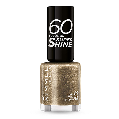 Rimmel 60 Seconds Super Shine Nagellack 8 ml Gold Glanz