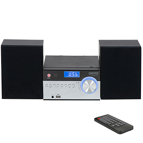Camry Premium CR 1173 Tragbares Stereosystem Analog & Digital 10 W AM, FM Schwarz, Silber Playback MP3