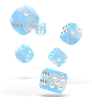 Oakie Doakie Dice W6 GLOW IN THE DARK 12 Stück(e)
