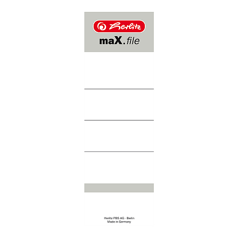 Herlitz maX.file selbstklebendes Etikett Rechteck Weiß 10 Stück(e)