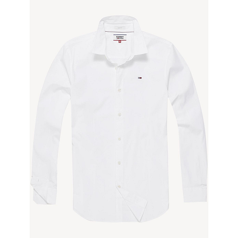 Tommy Hilfiger 8719701014064 Shirt/Top Hemd Knopfleiste Langärmlig Baumwolle, Elastan