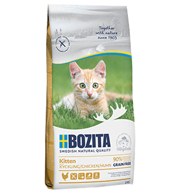 Bozita 31121 Katzen-Trockenfutter 2 kg Kitten Huhn
