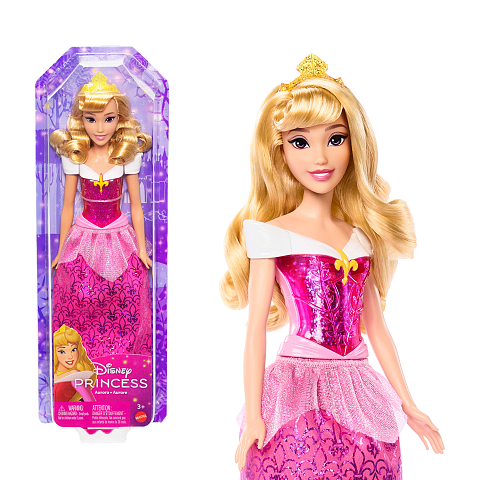 Disney Princess Disney Prinzessin-Spielzeug, Aurora-Modepuppe mit Accessoires