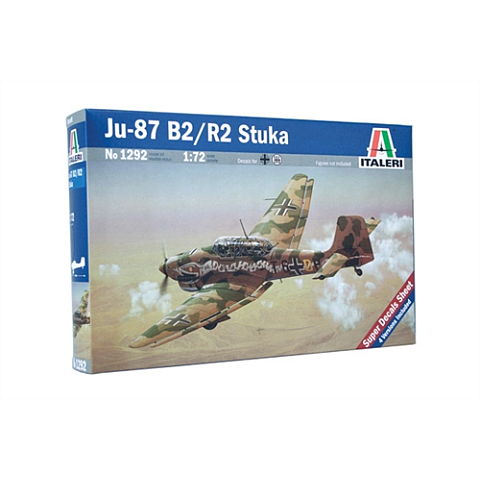 Italeri JU - 87 B2 STUKA Starrflügelflugzeug-Modell Montagesatz 1:72