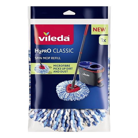 Vileda 4023103254220 Mop-Zubehör Mopppad Blau, Weiß