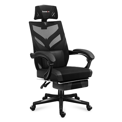Huzaro Combat 5.0 PC-Gamingstuhl Netz-Sitz Schwarz