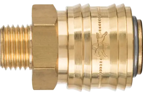 PFERD Self-closing valve couplings with male thread VKA 1/4 1 Stück(e)