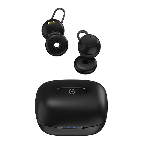 Celly AMBIENTAL Kopfhörer True Wireless Stereo (TWS) im Ohr Anrufe/Musik USB Typ-C Bluetooth Schwarz