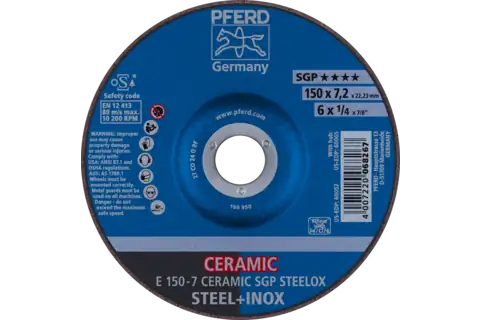 PFERD Grinding wheels CERAMIC SGP STEELOX Winkelschleifer
