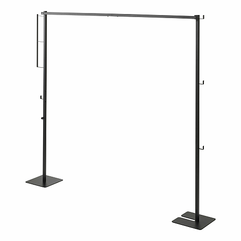 Yamazaki 6620 Gaderobe Bodenstehend Schwarz