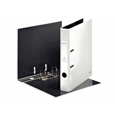 Leitz 180° WOW Lever Arch File - pearl white Ringmappe A4 Weiß