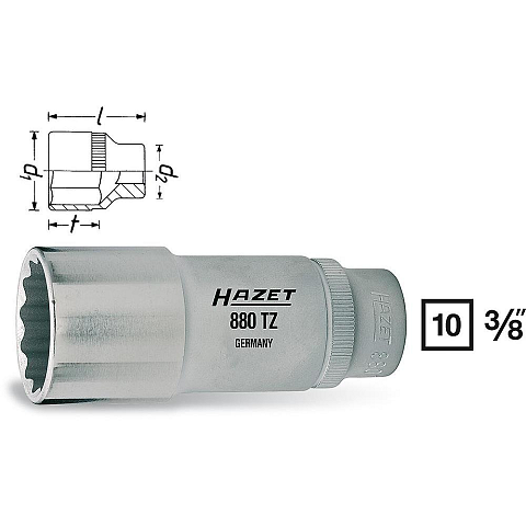 HAZET 880TZ-18 Steckschlüsselaufsatz 1 Stück(e)