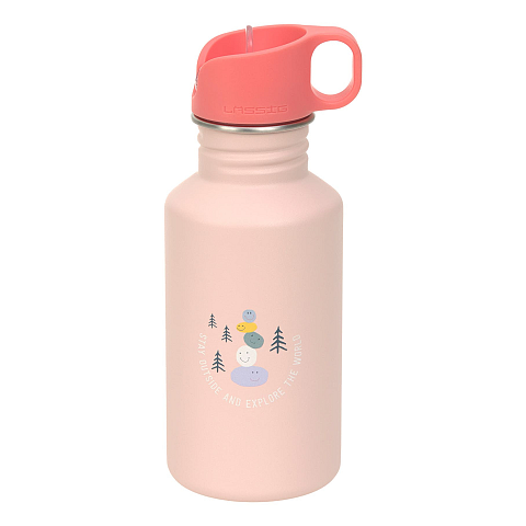 Lässig Pattern Party Tägliche Nutzung 500 ml Polypropylen (PP), Silikon, Edelstahl Rose