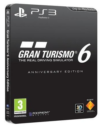 Sony Gran Turismo 6 Anniversary Edition, PS3 Standard PlayStation 3