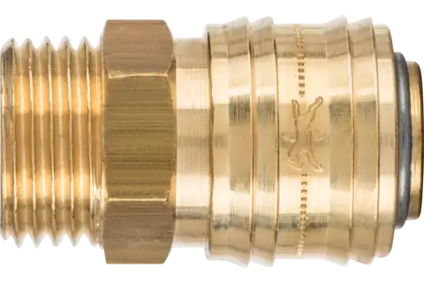 PFERD Self-closing valve couplings with male thread VKA 1/2 1 Stück(e)