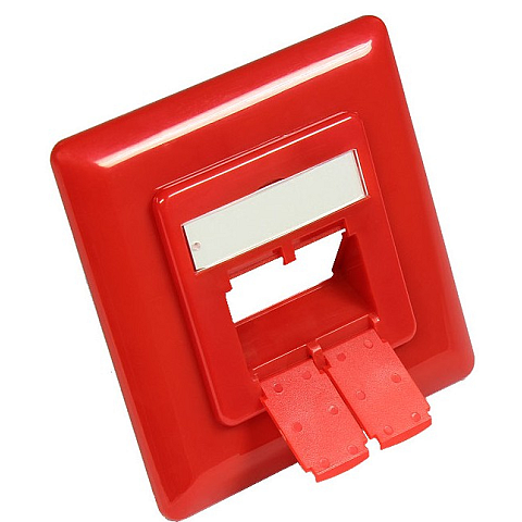 Alcasa GC-N0057 Wandplatte/Schalterabdeckung Rot