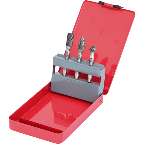KS Tools 515.3203 Rotierender Entgrater Metall Eisenguss, Kunststoff 3 Stück(e)