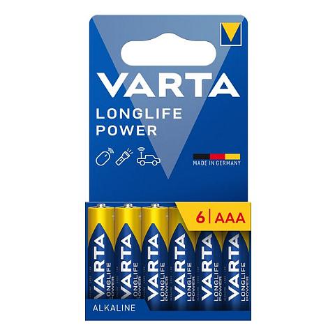 Varta Longlife Power AAA Einwegbatterie Alkali