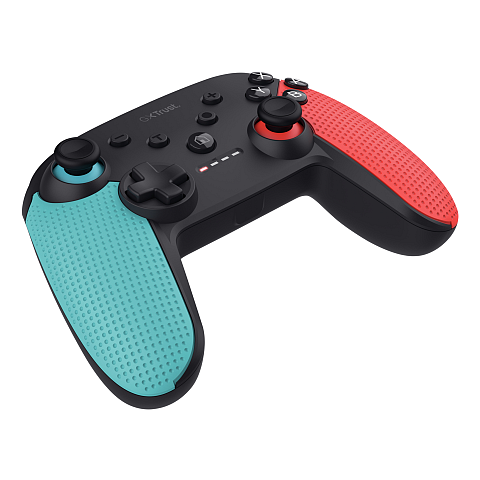 Trust GXT 1246B Muta Schwarz, Blau, Rot Bluetooth Gamepad Nintendo Switch, Nintendo Switch Lite