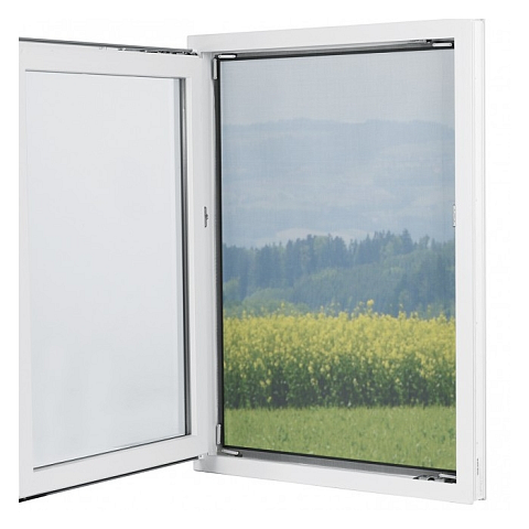 EASYmaxx 03771200425 Moskitonetz Fenster Schwarz