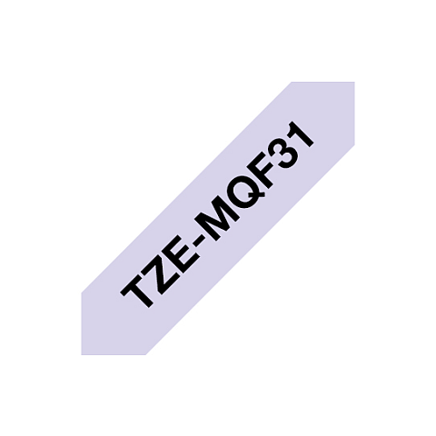 Brother TZE-MQF31 Etiketten erstellendes Band Schwarz