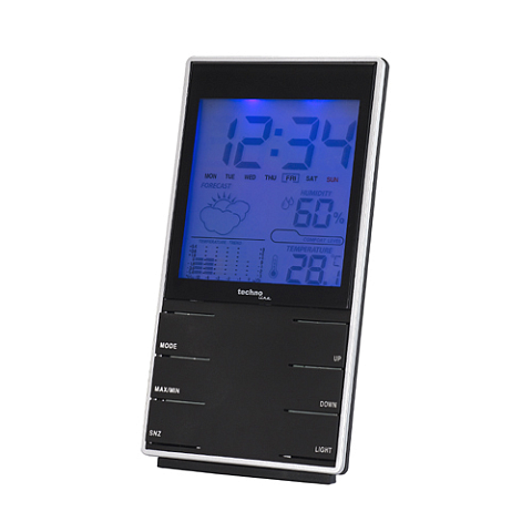 Technoline WS 9120 Digitale Wetterstation Schwarz, Silber