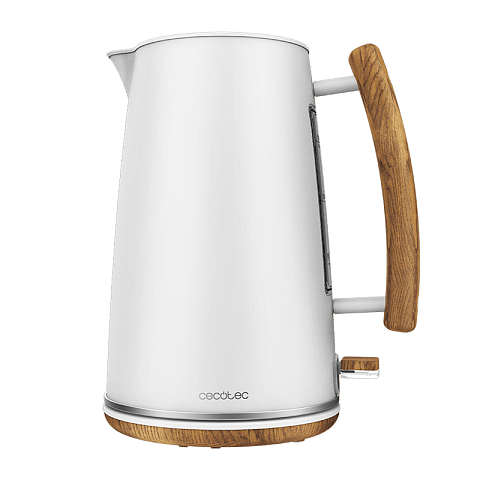 Cecotec 01480 Wasserkocher 1,7 l 3000 W Braun, Weiß