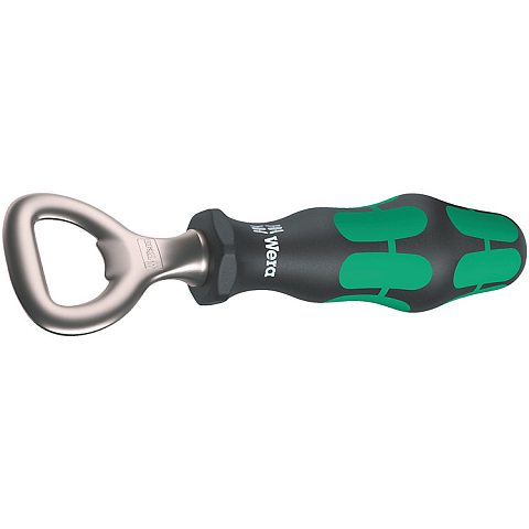 Wera 05030005001 Flaschenöffner Schwarz, Grün